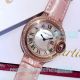Copy Cartier Ballon Bleu de Pink Leather Stap Ladies Watch (9)_th.jpg